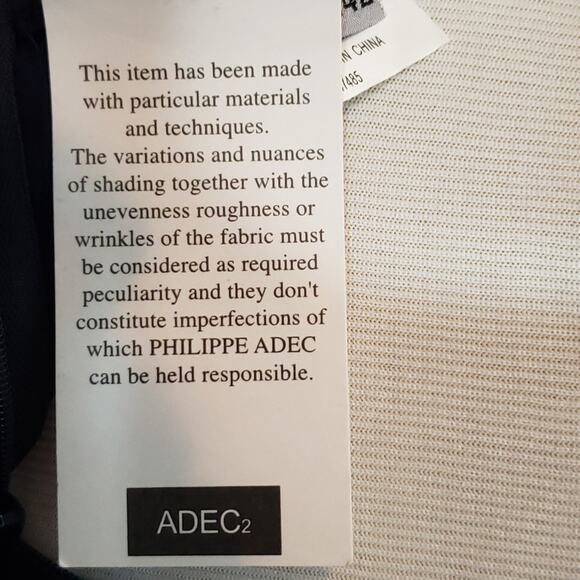 NWT ASEC2 Navy Zip back mini skirt by Philippe Adec SZ 8 - Picture 6 of 10